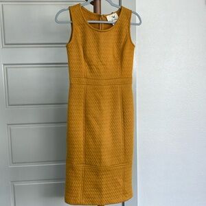 Mustard work dress